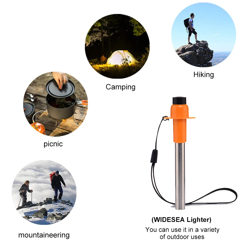 Widesea Stove Pulse Ignition Device Camping Portable Outdoor Piezoelectric Igniter Lighter Kitchen Gas Burner Accessories Trade