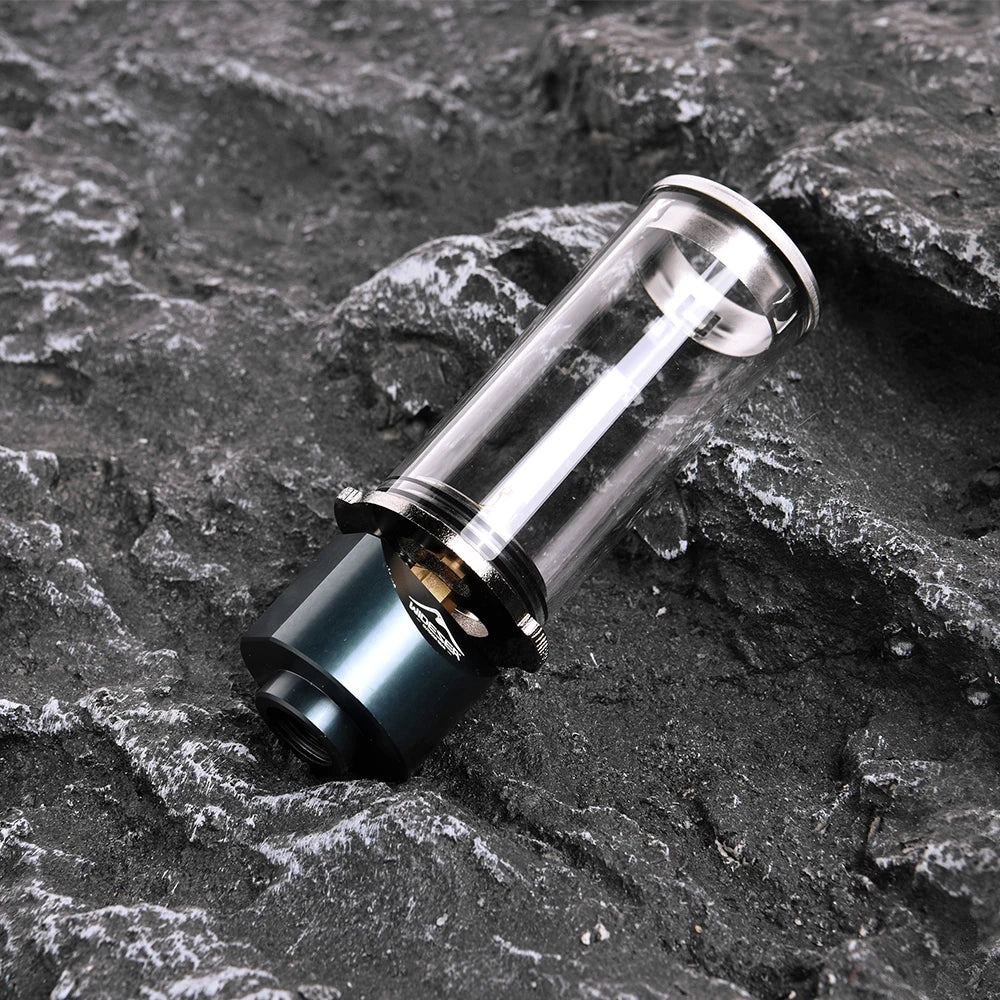 Widesea Camping Gas Lamp High Temperature Explosionproof Glass Design Can Adjust Brightness Portable Operation Camping Necessary