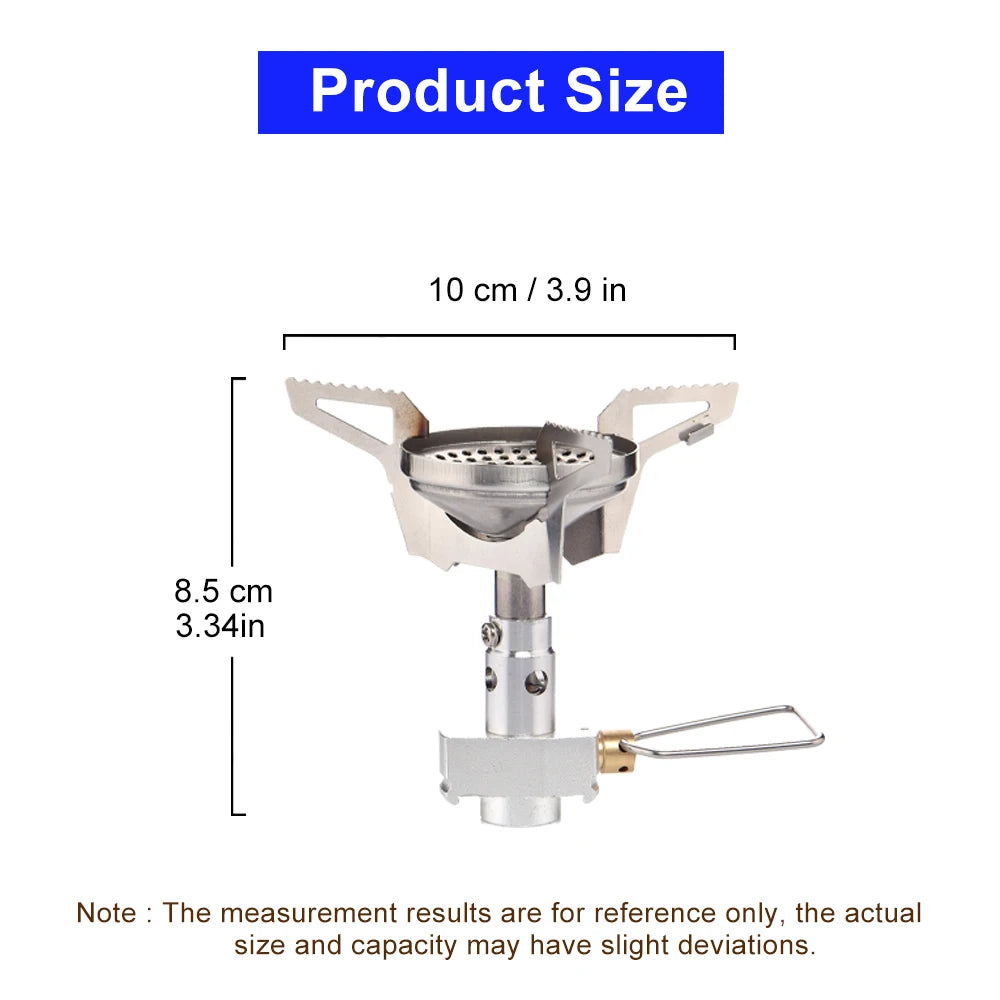 Widesea Camping Cooking Set Backpack Gas Burner Outdoor Cookware Stove Camping Kitchen Equipment Tourist Cooker Hiking Fishing
