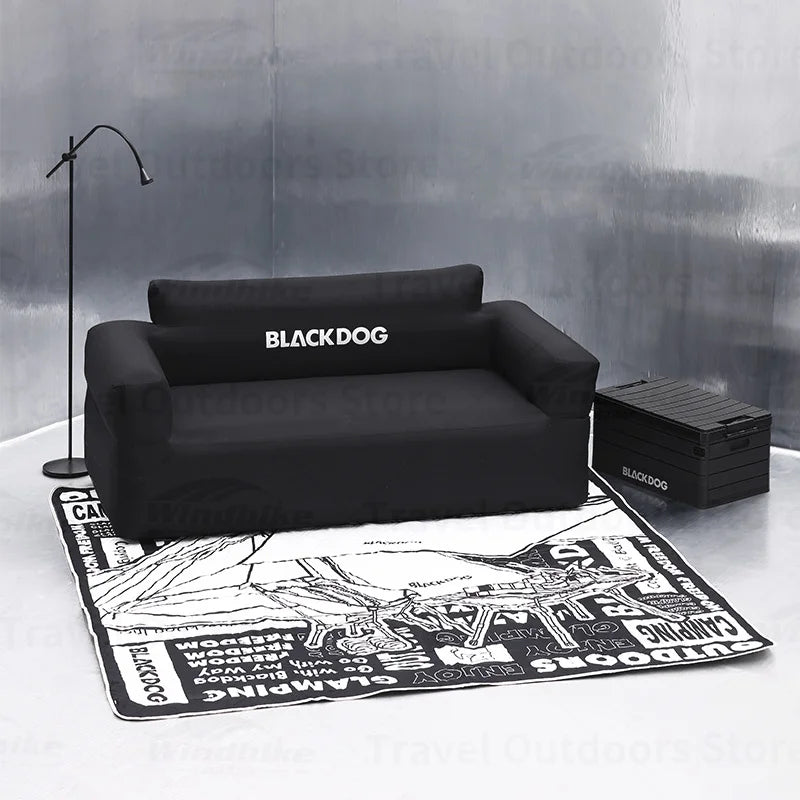 Naturehike BLACKDOG Air Sofa Bed Outoor Portable Two-seater Air Couch 300kg Load Inflatable Relax Sofa Bed Indoor With Air Pump