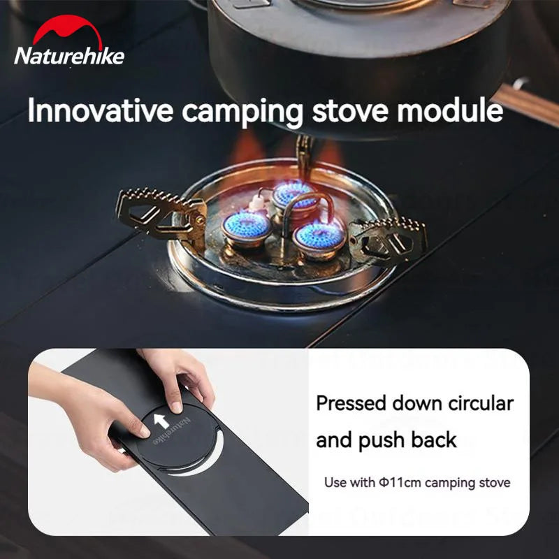 Naturehike Outdoor Folding Table Folding IGT Table Accessories Multifunctional Portable Picnic Only Accessories Stove Bracket