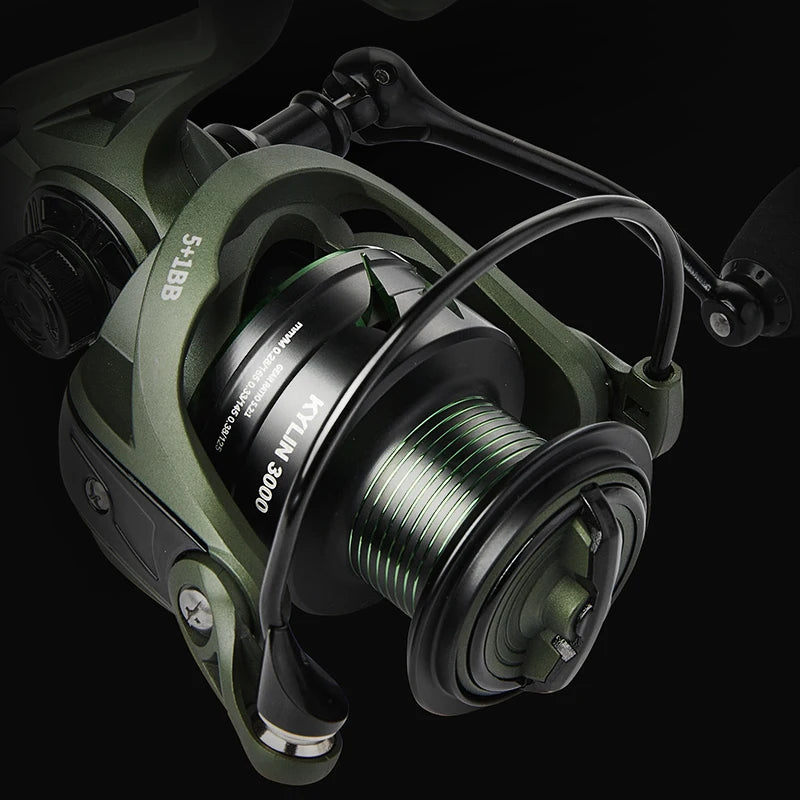 BILLINGS Spinning Reel 5.2:1 Spinning Fishing Reels 17.6 LB Max Drag with Anti-Reverse Metal Spool&CNC Rocker for FreshSaltwater