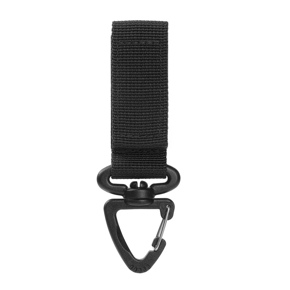 Keychain Buckles Clip D Ring Carabiners Clip 360-Degree Rotation Large D Ring Shape Carabiner Lightweight Keyring Keychain Hook