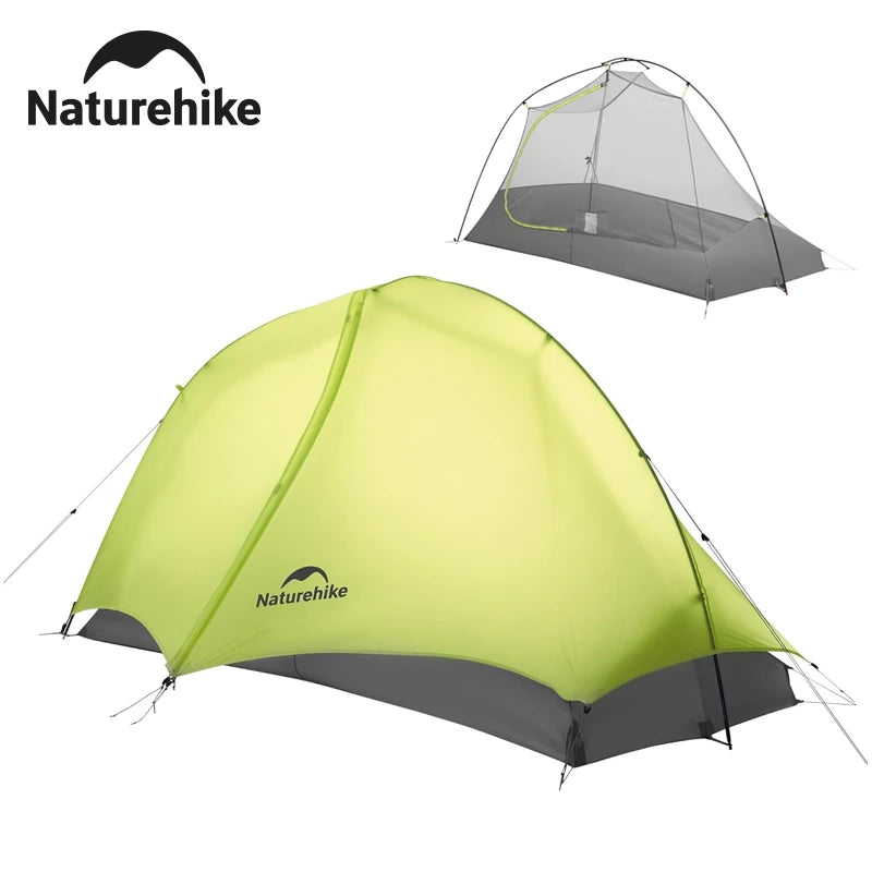 Naturehike Trekking Tent Star Trail EXT Tent Outdoor Hiking Waterproof Tent Double Layer 10D Nylon Cycling Backpacking Tent