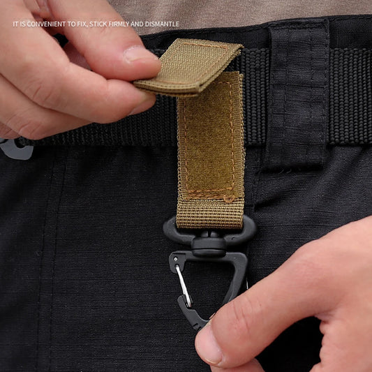 Keychain Buckles Clip D Ring Carabiners Clip 360-Degree Rotation Large D Ring Shape Carabiner Lightweight Keyring Keychain Hook