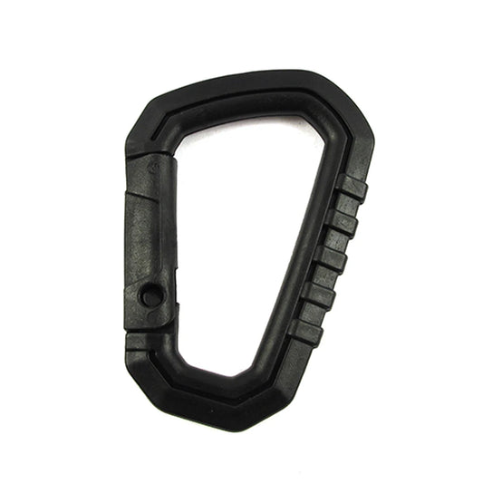 D-shape Camping Carabiners Reusable Snap Type Keychain Carabiner Lightweight High Strength Hardware Tools for Outdoor Activities