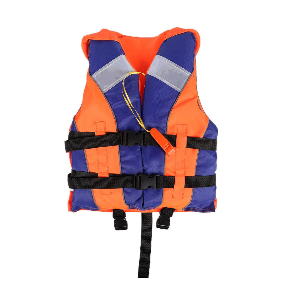 1/2PCS Children Life Jacket With Whistle Swimming Boating Float Vest Adjustable Size Drifting Swimming Life Vest For Water Sport
