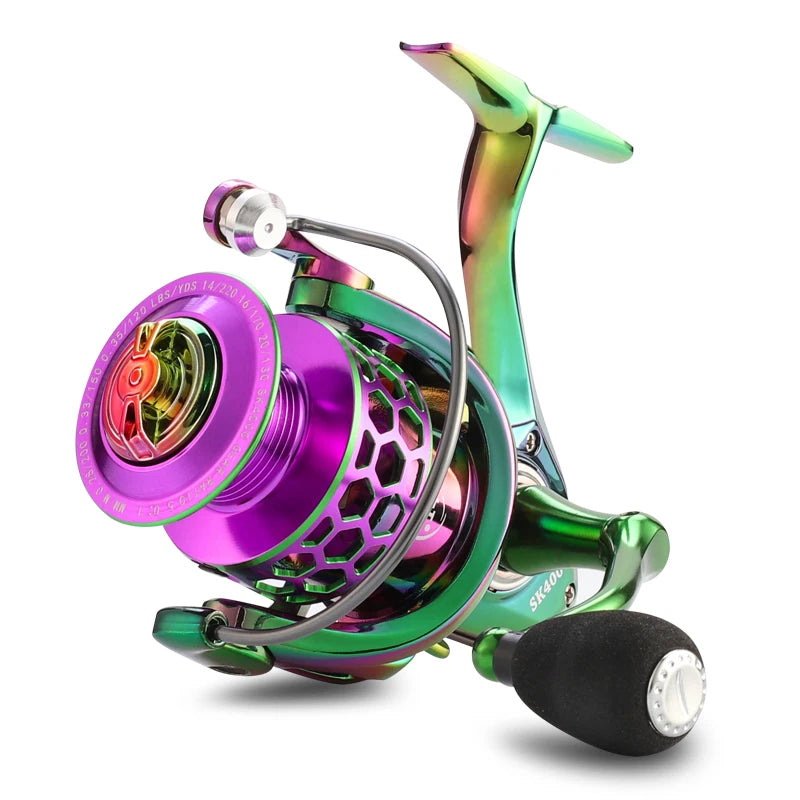 BILLINGS Spinning Reel 22LB Max Drag 14+1BB 5.0:1/4.7:1 Gear Ratio CNC Metal Spool Fishing Reels Wheel For Freshwater Saltwater