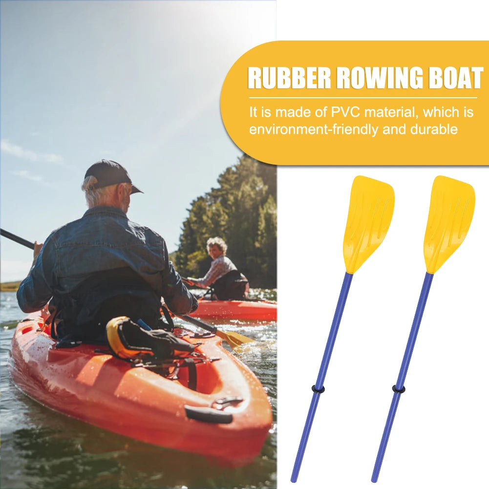 1 Pair 120cm Detachable Boat Rafting Paddle Canoe Surfing Oar Boating Accessory Safety Portable Accessories for Water Sports