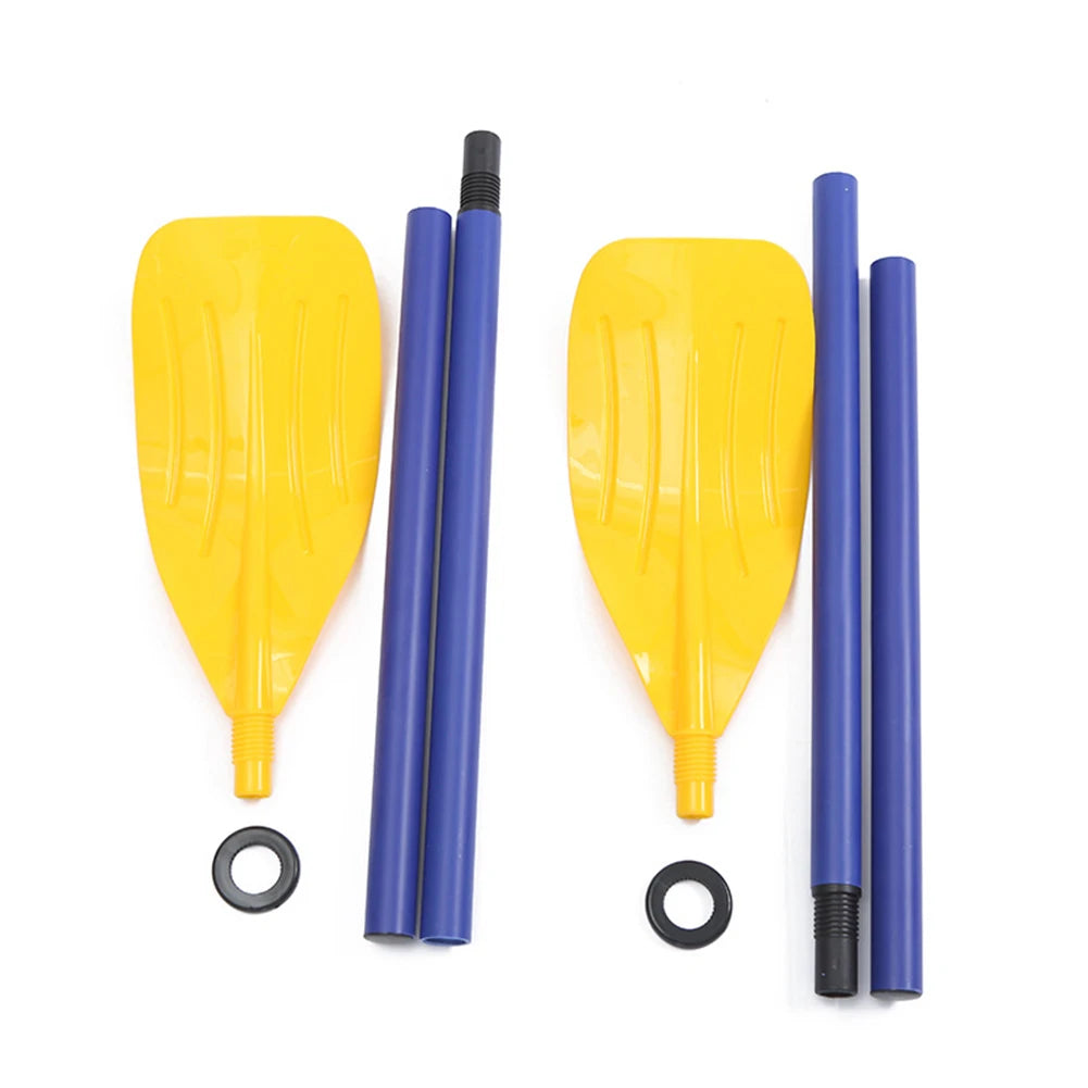 1 Pair 120cm Detachable Boat Rafting Paddle Canoe Surfing Oar Boating Accessory Safety Portable Accessories for Water Sports