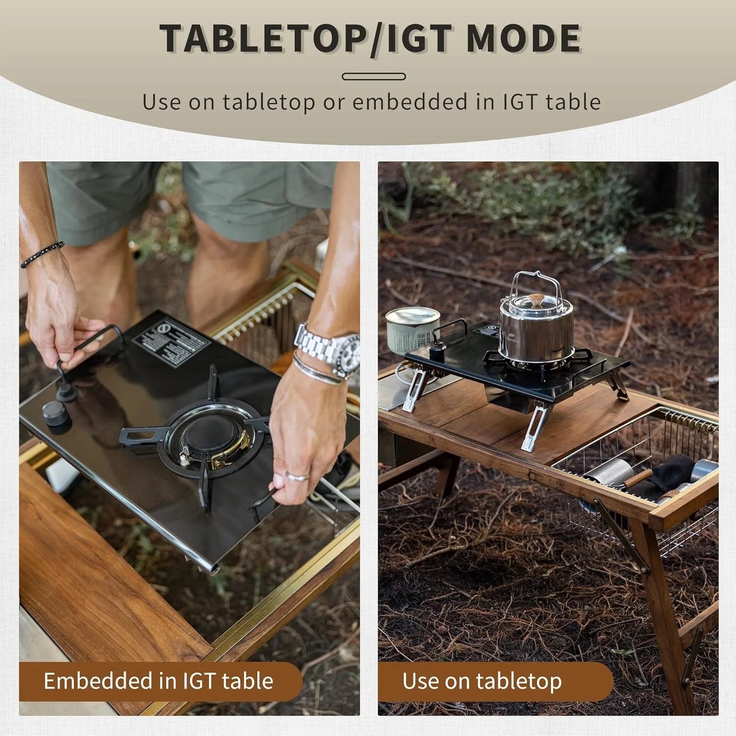 Naturehike IGT Gas Stove 4KW High Thermal Power Burner Strong Fire Heater Furnace Outdoor Camping Table Cooking