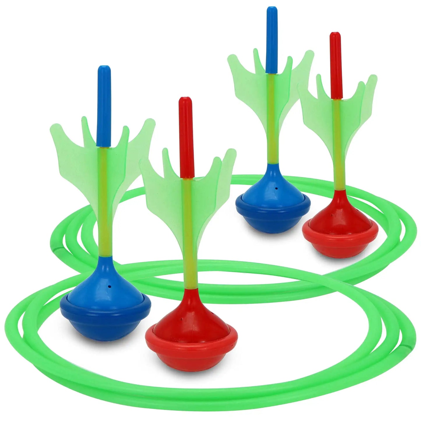 JOYFY 6Pcs Lawn Darts Games Set Glow in The Dark Yard Games for Kids Adults Family Camping Outdoor Sports