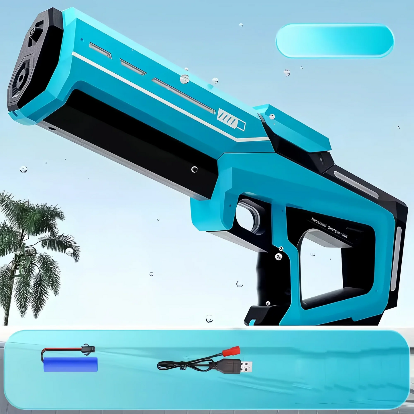 Automatically Water High Pressure Electric Water Gun Toys for Kids Summer Outdoor Pool Fight Games Children Water Toys Boys Gift