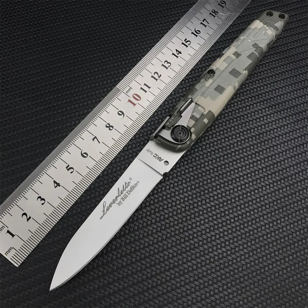 Multi-functional Folding Knife Made with Durable 440C Steel Outdoor Camping Hiking EDC Adventure Survival Tool Fishing Knife
