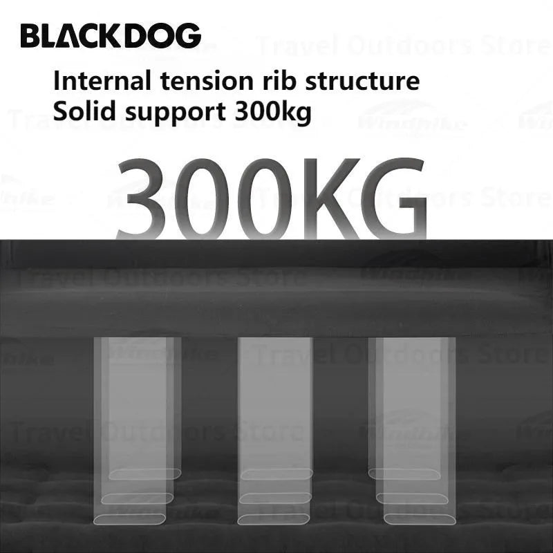 Naturehike BLACKDOG Air Sofa Bed Outoor Portable Two-seater Air Couch 300kg Load Inflatable Relax Sofa Bed Indoor With Air Pump