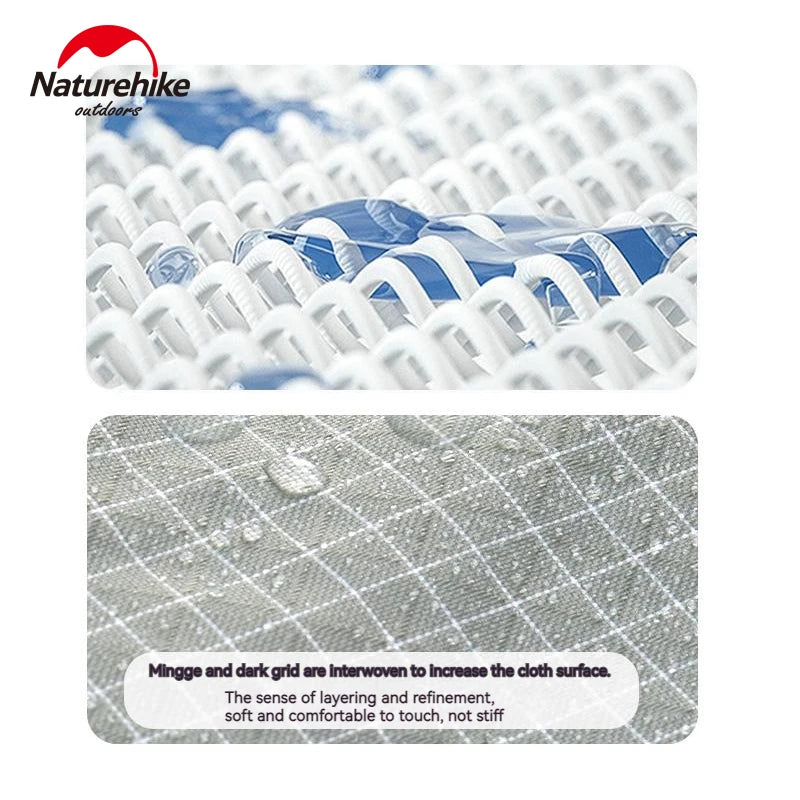 Naturehike SN03 Outdoor Hanging Toiletry Bag Water-proof Cosmetic Storage Bag PVC Wet Dry Separated Bags Camping Hiking Wash Bag