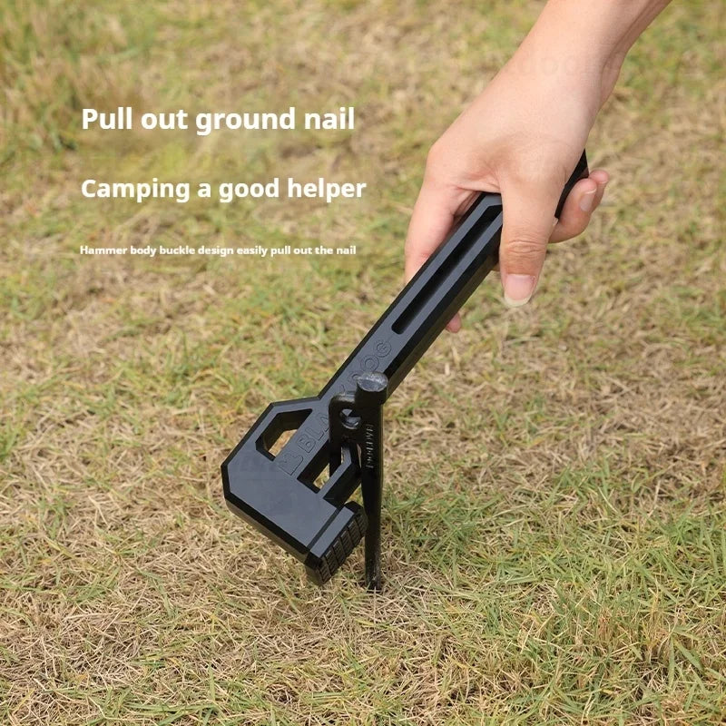 Naturehike BLACKDOG Campsite Hammer PA6 Toughened Nylon Professional Ground Nail Removal Two-in-one Function Tent Stake Hamme