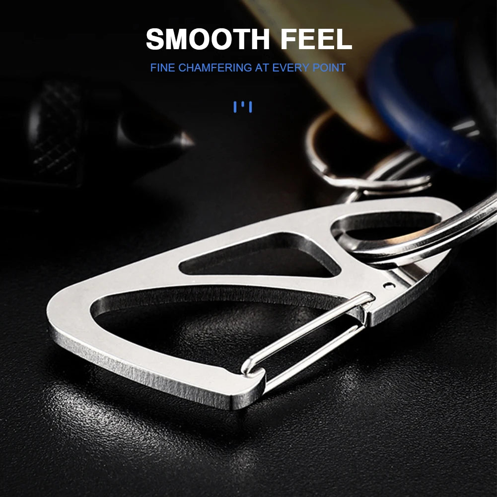 Climbing Carabiner Key Chain Clip Backpack Survival Tools Camping Key Holder Camp Hiking Portable Outdoor Elements