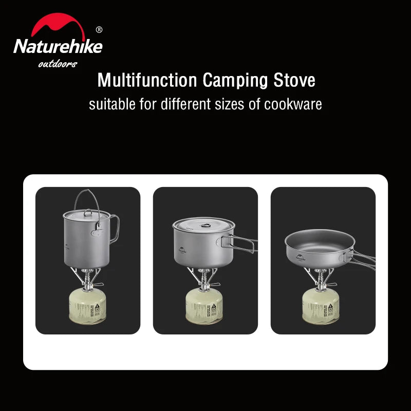 Naturehike Gas Stove Tourist Gas Burner Camping Stove Mini Stove Outdoor Picnic Outdoor Ultra Light Hiking Travel Gas Stove