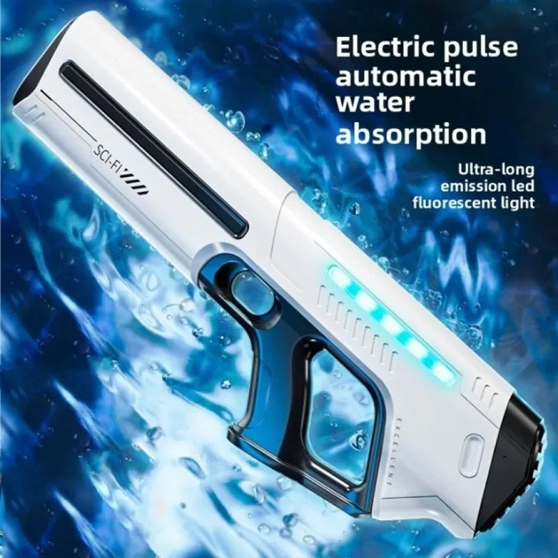 Automatically Water High Pressure Electric Water Gun Toys for Kids Summer Outdoor Pool Fight Games Children Water Toys Boys Gift