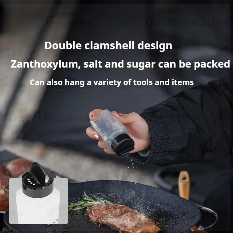 Naturehike BLACKDOG Camping Accessories Outdoor BBQ Picnic Pieces Set Hiking Seasoning Spice Storage Jars Set with Storage Bag