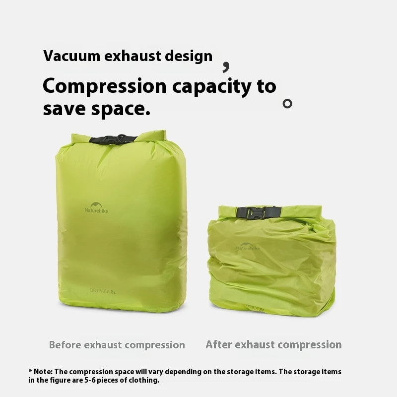 Naturehike 2L/4L/8L Multipurpose Storage Bag Roll-top Waterproof Bag Lightweight Nylon Outdoor Camping Hiking Durable Trips Bags