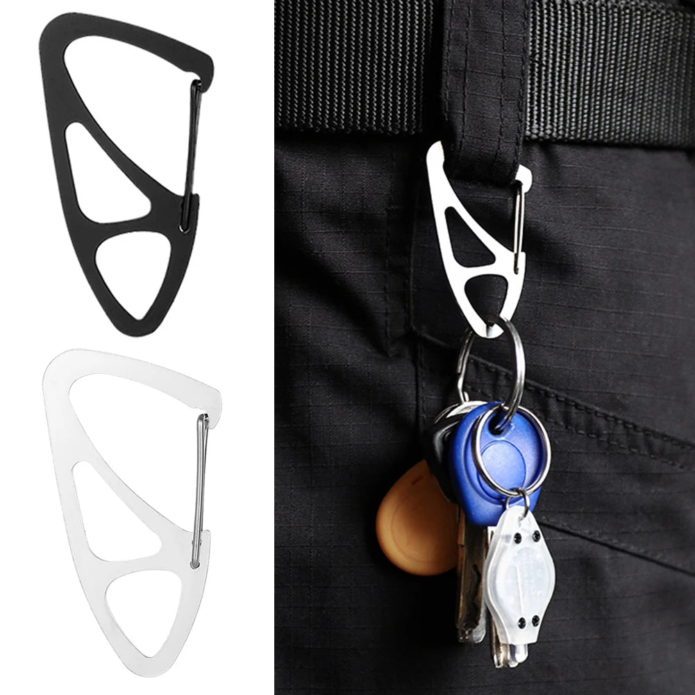 Climbing Carabiner Key Chain Clip Backpack Survival Tools Camping Key Holder Camp Hiking Portable Outdoor Elements