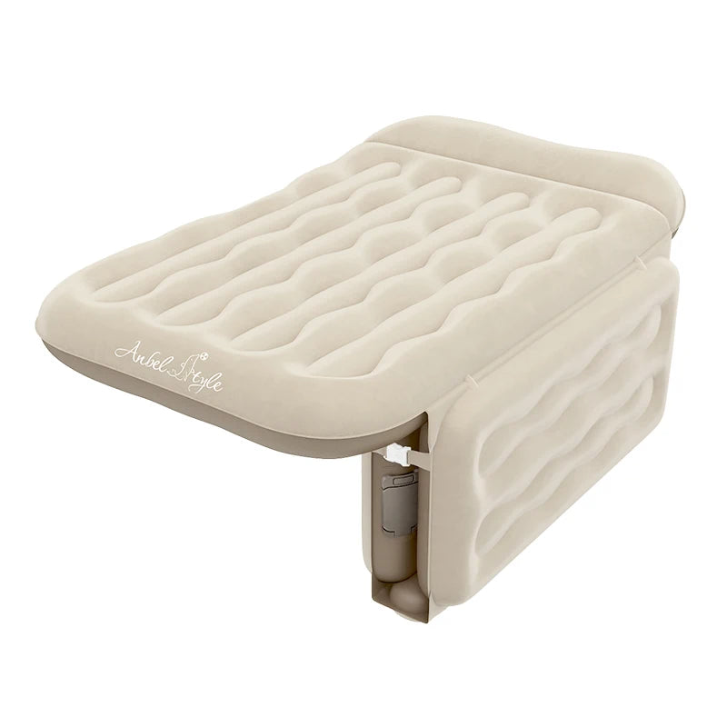 Anbelstyle Portable Inflatable Mattress Car SUV Air Bed Inflatable Sof Inflatable Air Mattres Car Mattress Set for Road Trips