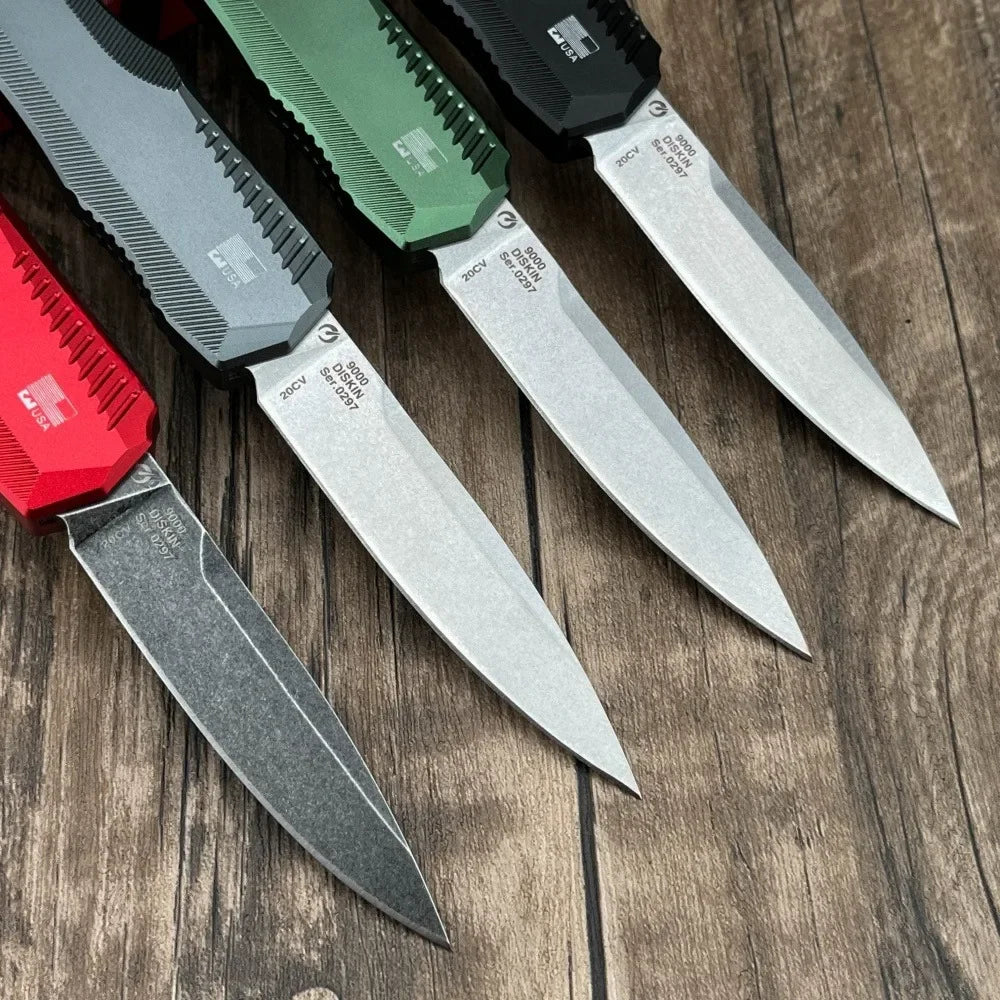 KS 9000 Matt Diskin Livewire K50 Pocket Knife D2 Steel Blade T6 Aluminum Handle Outdoor EDC Camping Knife Survival Hunting Tools