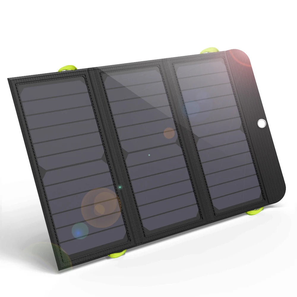 ALLPOWERS Solar Panel 5V 21W Built-in 10000mAh Battery Portable Solar Charger Waterproof Solar Battery for Mobile Phone Outdoor