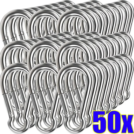 Mini Carabiner Alloy Survival Gear Camp Mountaineering Hook Outdoor Carabiner Keychain Tourist Hooks Fishing Buckle Wholesale