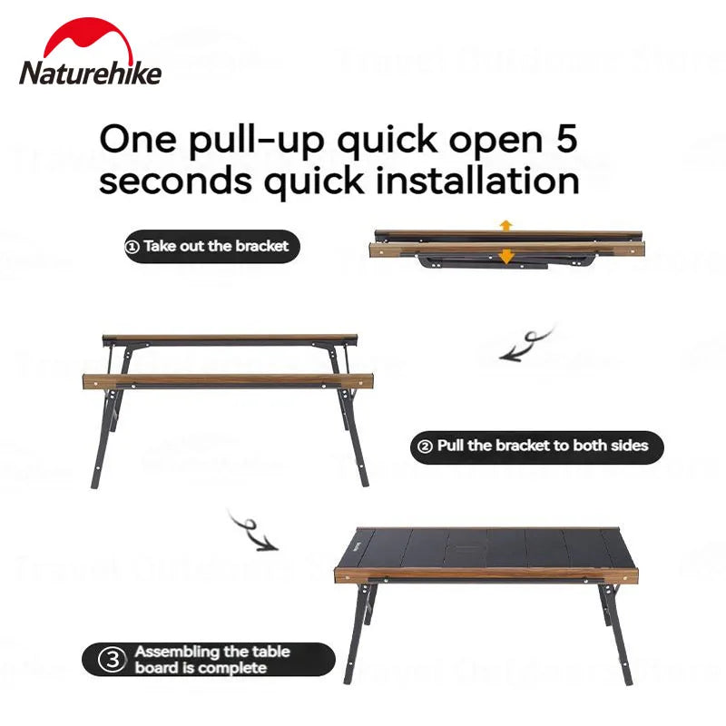 Naturehike Outdoor Folding Table Folding IGT Table Accessories Multifunctional Portable Picnic Only Accessories Stove Bracket