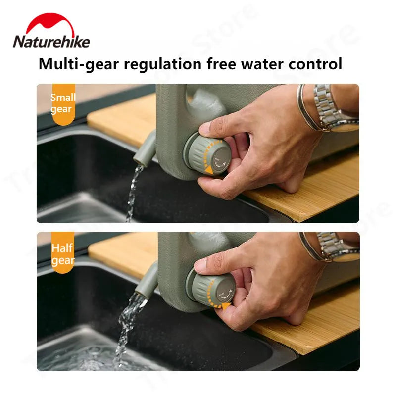 Naturehike Outdoor Water Bucket Portable Driving Water Can Outdoor Travel Camp Supplies Camping Essentials Camping Accessories