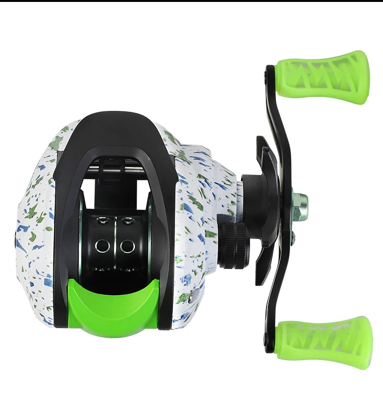 BILLINGS Baitcasting Reel 8kg Max Drag Magnetic Brake System 6.3:1 Gear Ratio Bait Caster Fishing Reels for Fresh Saltwater