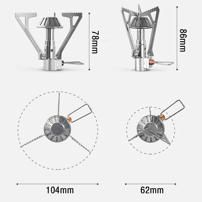 Naturehike Gas Stove Tourist Gas Burner Camping Stove Mini Stove Outdoor Picnic Outdoor Ultra Light Hiking Travel Gas Stove