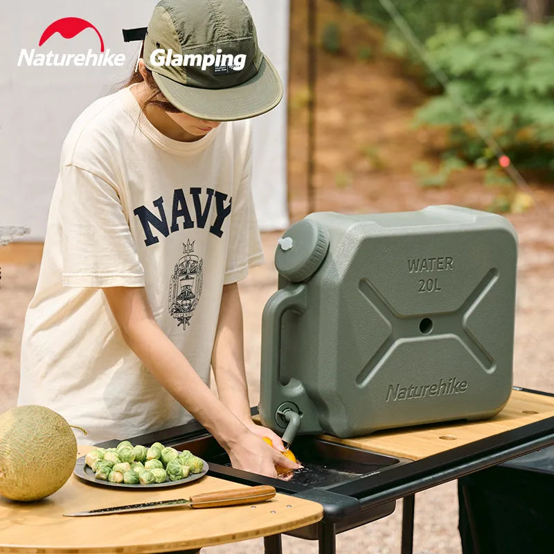 Naturehike Outdoor Water Bucket Portable Driving Water Can Outdoor Travel Camp Supplies Camping Essentials Camping Accessories