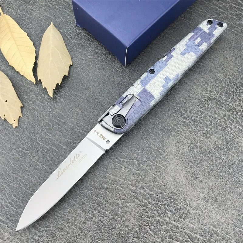 Multi-functional Folding Knife Made with Durable 440C Steel Outdoor Camping Hiking EDC Adventure Survival Tool Fishing Knife
