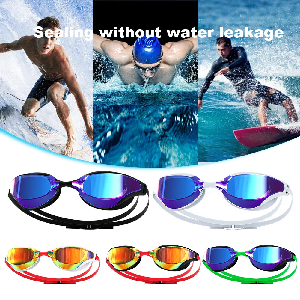 Professional Swimming Myopia Goggles Anti-Fog Swim Goggles Adult Anti-Fog UV Protection Lens Men Women Waterproof Myopia Goggles