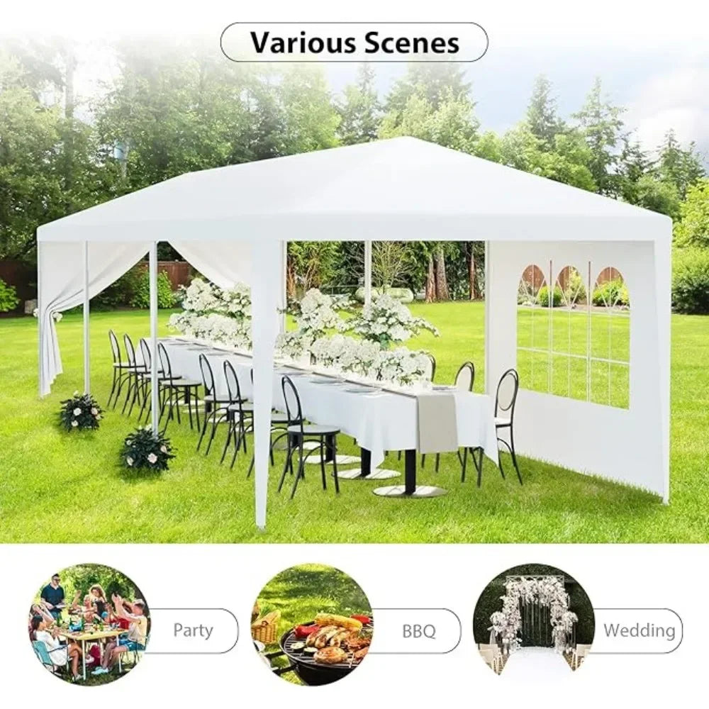 10'x30' Outdoor Canopy Tent Patio Camping Gazebo Shelter Pavilion Cater Party Wedding BBQ Events Tent
